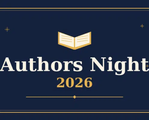 Authors Night 2026 hosted by East Hampton Library at Herrick Park.