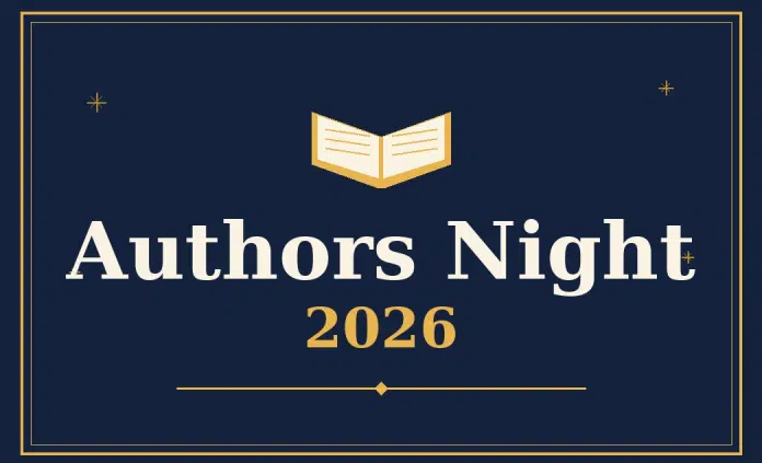 Authors Night 2026 hosted by East Hampton Library at Herrick Park.